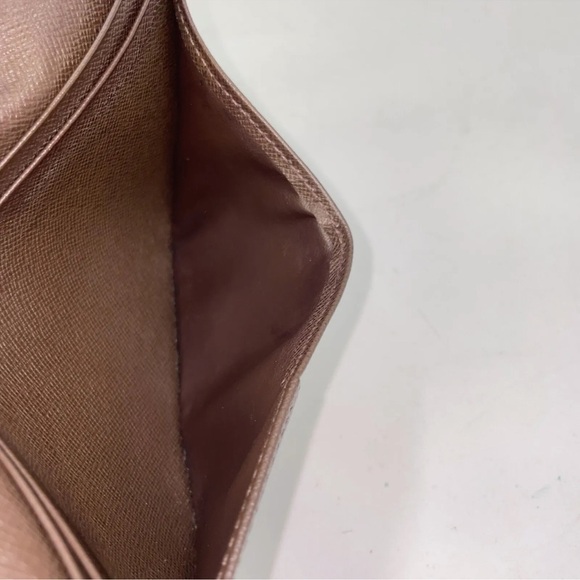 Auth Louis Vuitton Taiga Brown Portefeuille Brother  M61697 EUC DC IN PHOTO - Picture 11 of 16